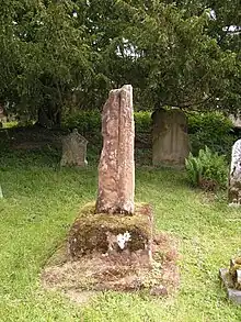 Churchyard Cross about 5m south-east of the Chancel of the Church of St Giles