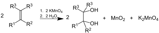 Baeyer's reagent reaction