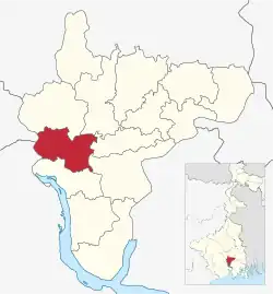 Location in West Bengal