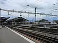 Lausanne station, looking East.