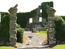 Baldoon Castle Gatepiers