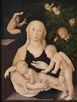 Madonna in the Vine Arbour, 1541–1543