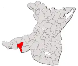 Location in Constanța County