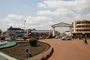 Bangui shopping district.