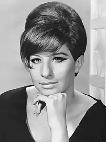 Publicity photo of Barbra Streisand in 1966.