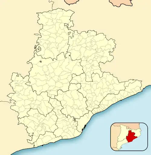 Sant Cugat del Vallès is located in Province of Barcelona