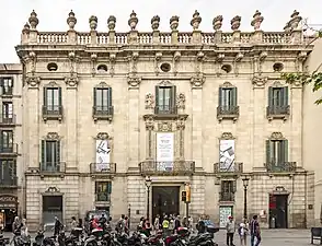 Palau de la Virreina in Barcelona, Catalonia, built between 1772 and 1778 by Josep Ausich