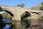 Barnard Castle Bridge River Tees