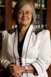 Portrait photograph of Brenda Hale