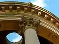 Capital and cornice