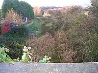 The railway cutting beyond Barrmill station facing Beith, near the old junction with the Dockra mineral line