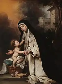 Saint Rose of Lima, c. 1670,  Lazaro Galdiano Museum, Madrid