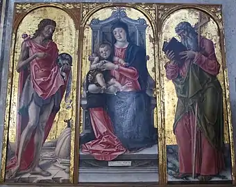 Bartolomeo Vivarini Madonna col Bambino e Santi