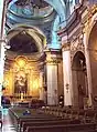 Interior of the basilica.