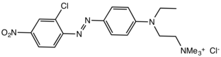 Basic Red 18, a cationic azo dye