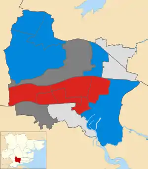 2019 results map