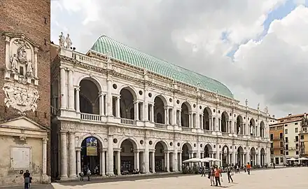 Facade of the Basilica Palladiana (begun 1546)