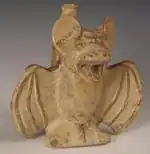 Ceramic depicting a bat