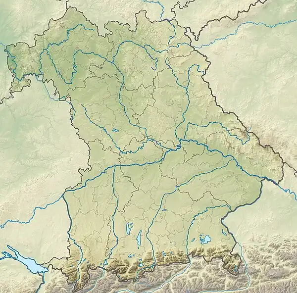 Hahnenkamm (Spessart) is located in Bavaria