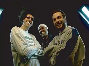 Wikluh Sky (right) with other Bad Copy members in 2005.