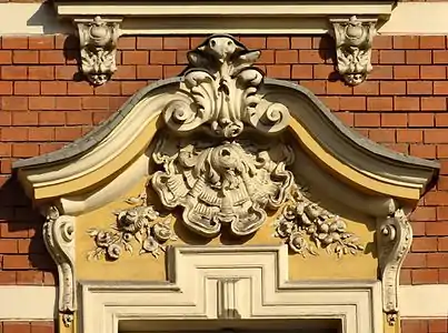 Pediment detail