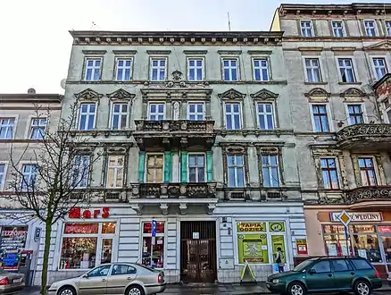 Main elevation from the street