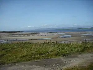 The beach from the car park looking south