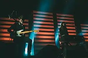 Beach House performing live in 2012