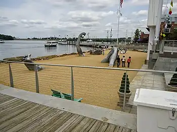 The Awakening, an unusual sculpture in National Harbor