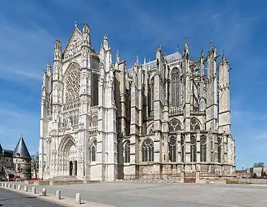 The unfinished Beauvais Cathedral (1225–1272)