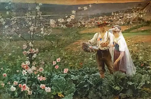 Mariage innocent (Innocent marriage), 1884 Musée des beaux-Arts de Carcassonne