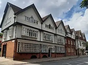 The Bedford Park Stores, the manager's house, and The Tabard