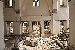 The Beit Ghazaleh Museum of Aleppo was looted of its contents prior to being hit by explosions (photo 2017)