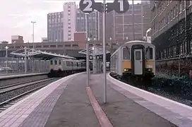 View of platforms in 1995.