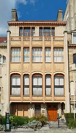 Victor Horta (1898/1900): Hôtel van Eetvelde, Brussels.