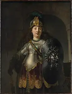 Image 35Bellona, by Rembrandt (from Wikipedia:Featured pictures/Culture, entertainment, and lifestyle/Religion and mythology)