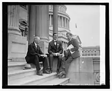 Ben Riley, Tom Williams, Rennie Smith of Great Britain in 1925