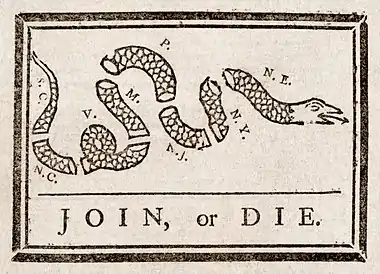 Join, or Die cartoon