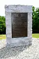 A plaque erected by the state of Vermont commemorating the achievements of the Vermont militia and their comrades