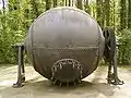 A pressure vessel used as a kier.