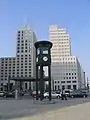 Potsdamer Platz (2005); In background left Beisheim Centre, right Delbrück-Hochhaus now P5