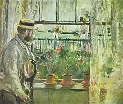 Berthe Morisot, Eugène  Manet on the Isle of Wight, 1875, Musée Marmottan Monet