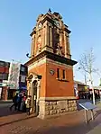 Clock Tower at west angle of Market Place