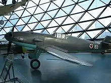 Messerschmitt Bf 109 with Yugoslav Air Force markings