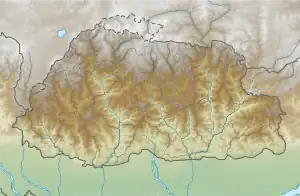 1714 Bhutan earthquake is located in Bhutan