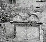 Group of 6 monuments in the churchyard approx. 5m south of nave and west of porch to Church of St Mary