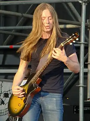 Steer performing with Carcass at Gods of Metal 2008