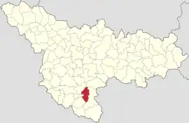 Location in Timiș County