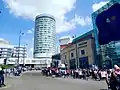 The Rotunda during Birmingham Pride 2013.