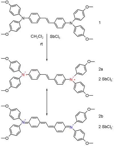 Scheme 1. BisTriarylamine Dication